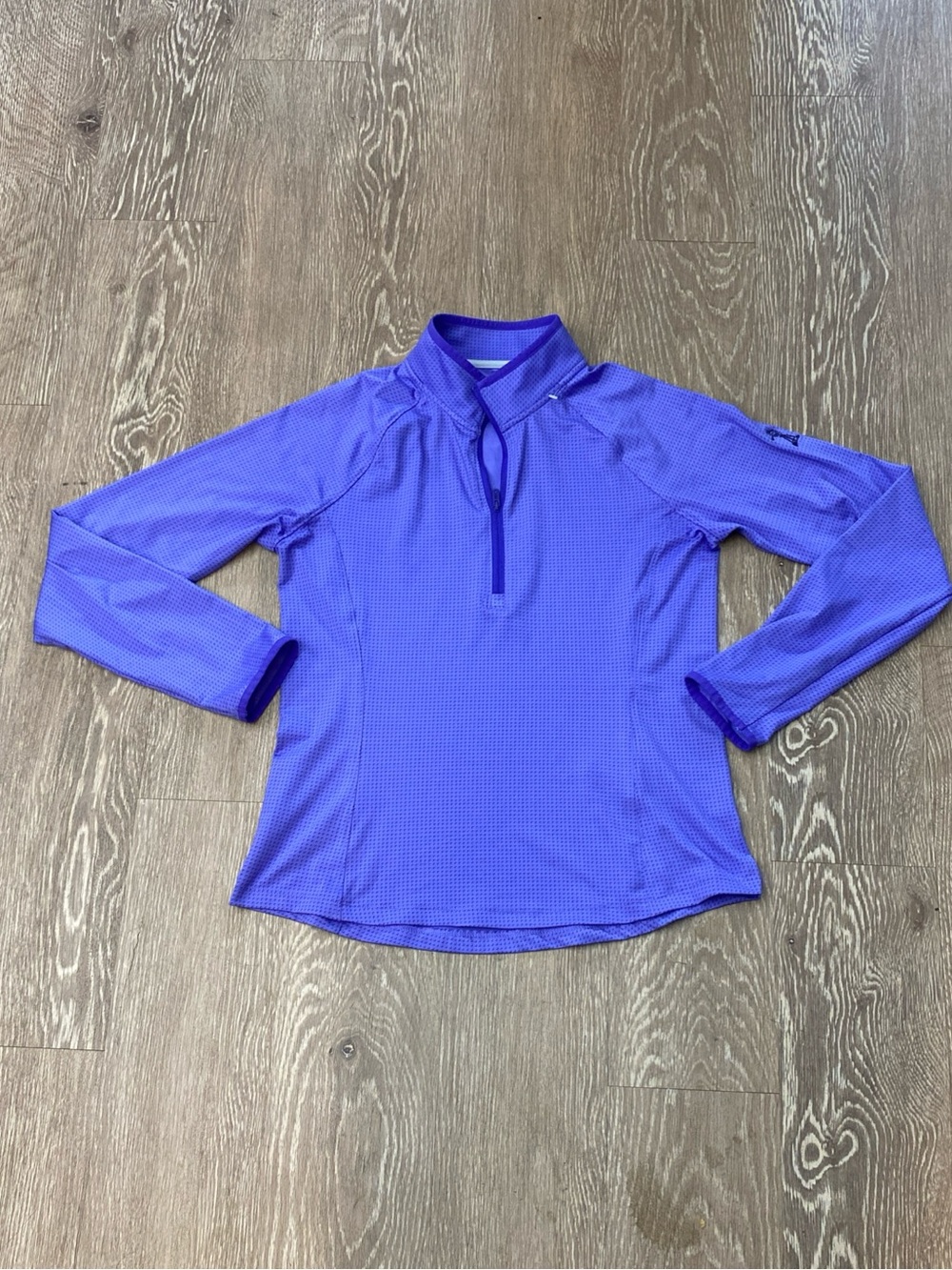 Under Armour Women's Purple 1/4 Zip Long-Sleeve Pullover